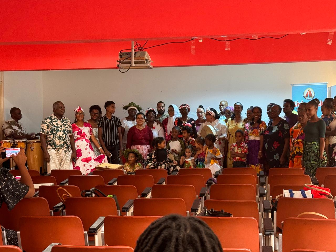 The Living Rock Fellowship congregation worshipping together
